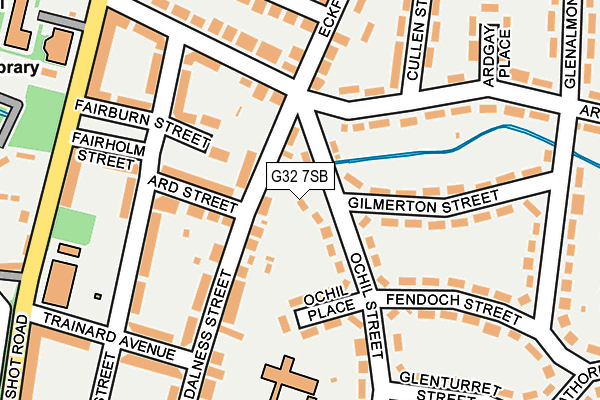 G32 7SB map - OS OpenMap – Local (Ordnance Survey)