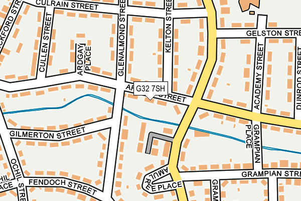 G32 7SH map - OS OpenMap – Local (Ordnance Survey)