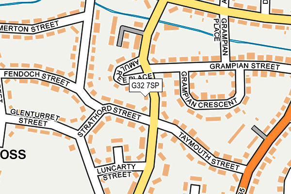 G32 7SP map - OS OpenMap – Local (Ordnance Survey)
