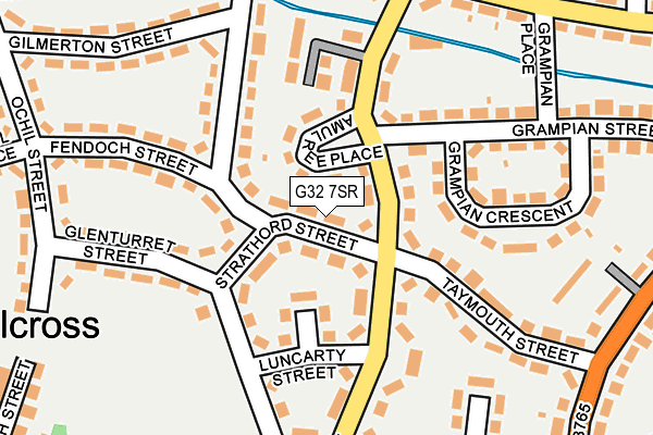 G32 7SR map - OS OpenMap – Local (Ordnance Survey)