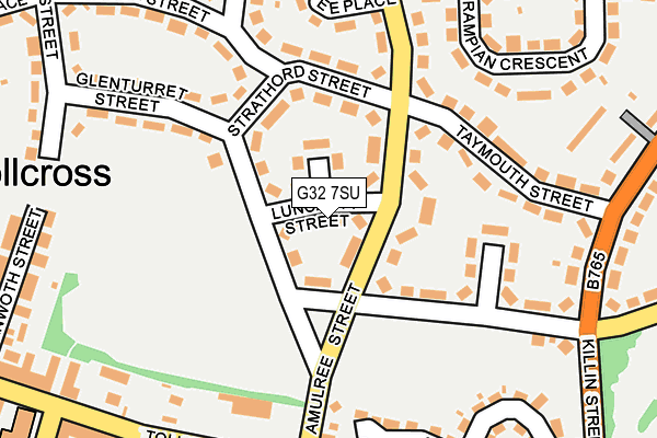 G32 7SU map - OS OpenMap – Local (Ordnance Survey)