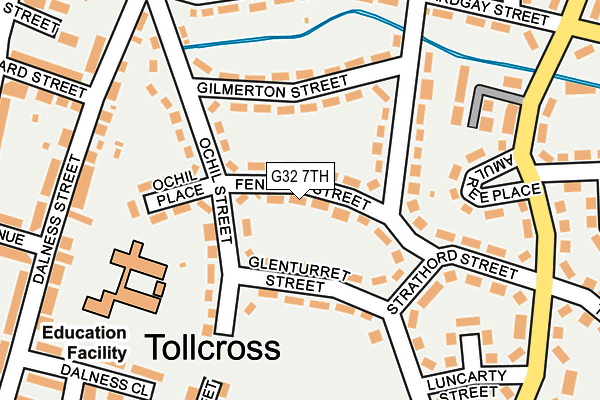 G32 7TH map - OS OpenMap – Local (Ordnance Survey)