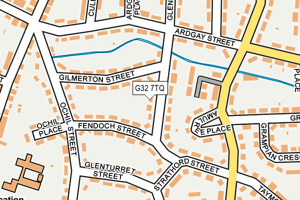 G32 7TQ map - OS OpenMap – Local (Ordnance Survey)