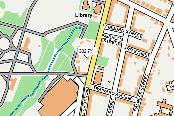 G32 7YH map - OS OpenMap – Local (Ordnance Survey)