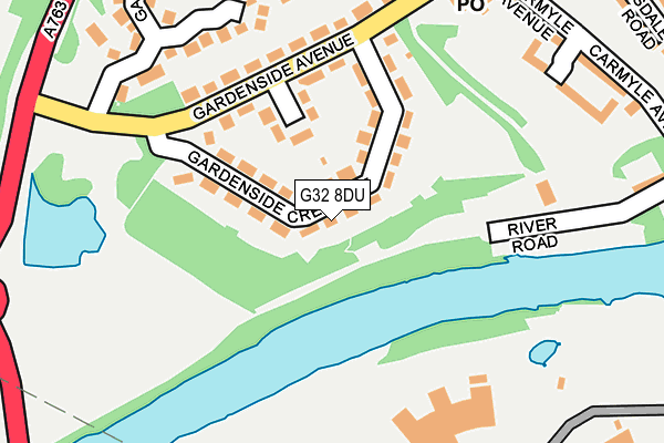 G32 8DU map - OS OpenMap – Local (Ordnance Survey)