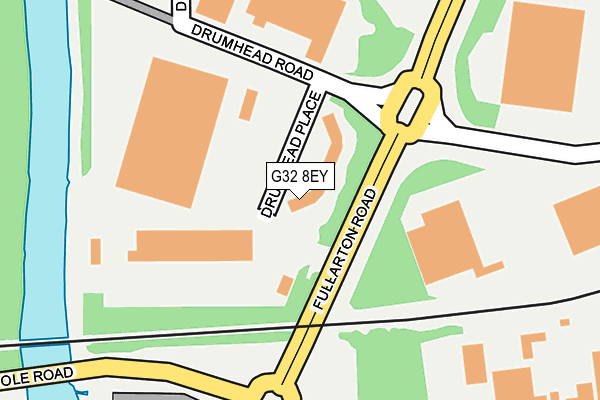 G32 8EY map - OS OpenMap – Local (Ordnance Survey)