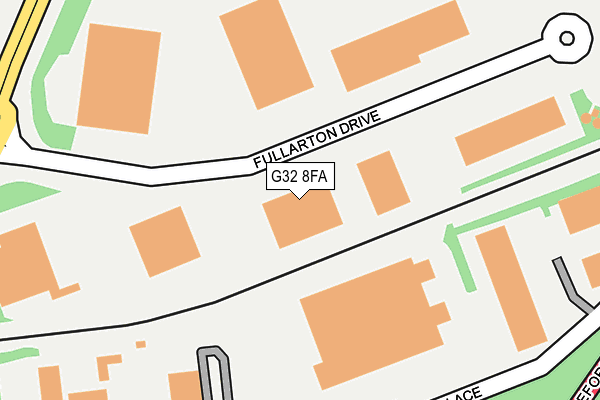 G32 8FA map - OS OpenMap – Local (Ordnance Survey)
