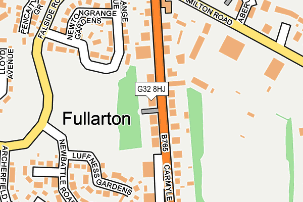 G32 8HJ map - OS OpenMap – Local (Ordnance Survey)