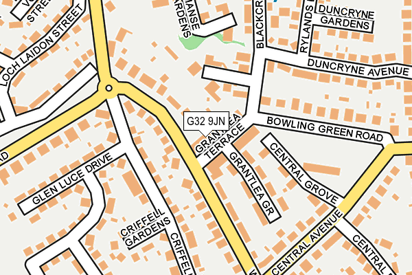 G32 9JN map - OS OpenMap – Local (Ordnance Survey)