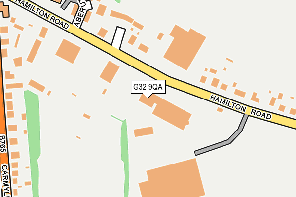 G32 9QA map - OS OpenMap – Local (Ordnance Survey)