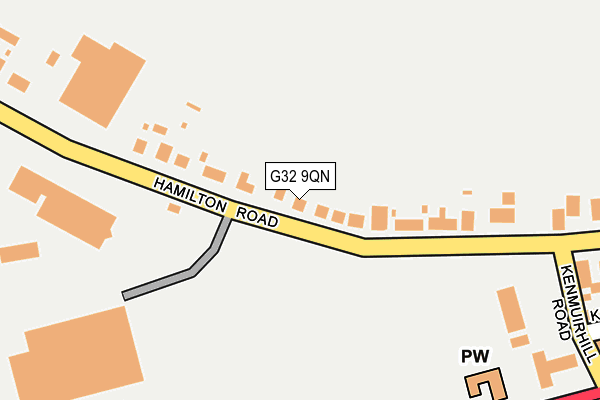 G32 9QN map - OS OpenMap – Local (Ordnance Survey)