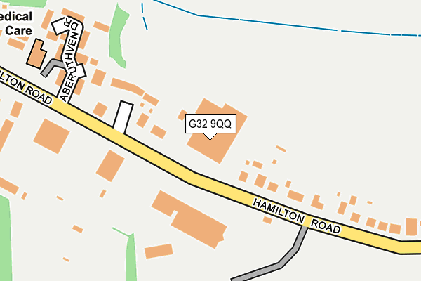 G32 9QQ map - OS OpenMap – Local (Ordnance Survey)
