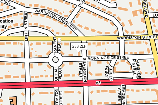 G33 2LH map - OS OpenMap – Local (Ordnance Survey)