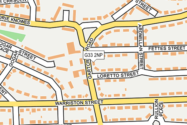 G33 2NP map - OS OpenMap – Local (Ordnance Survey)