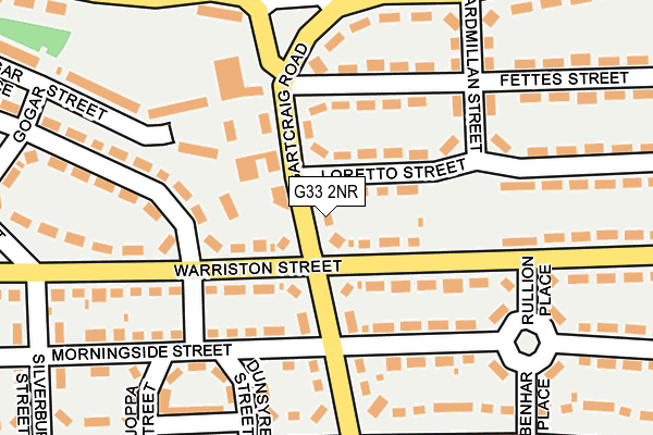 G33 2NR map - OS OpenMap – Local (Ordnance Survey)