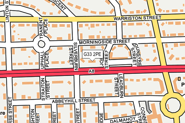 G33 2PE map - OS OpenMap – Local (Ordnance Survey)