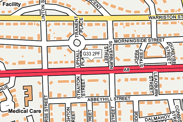 G33 2PF map - OS OpenMap – Local (Ordnance Survey)