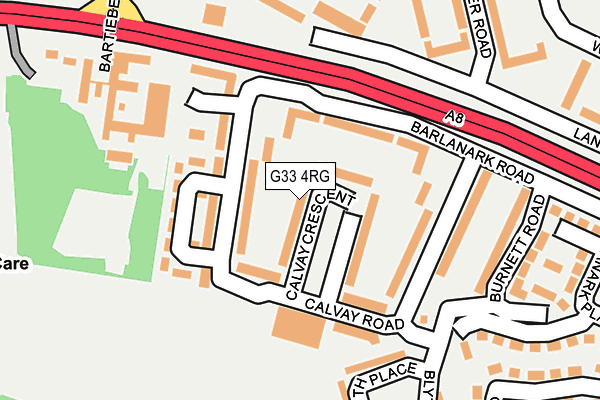 G33 4RG map - OS OpenMap – Local (Ordnance Survey)