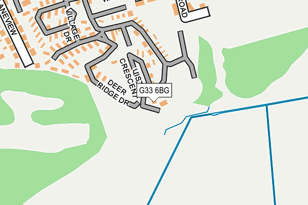 G33 6BG map - OS OpenMap – Local (Ordnance Survey)