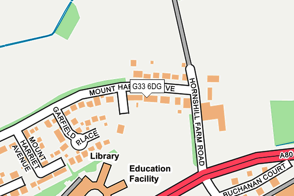 G33 6DG map - OS OpenMap – Local (Ordnance Survey)