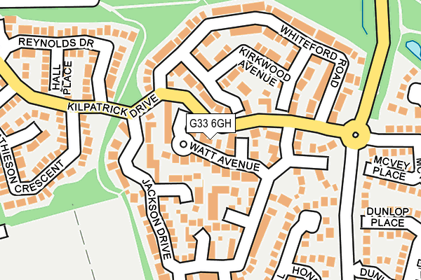 G33 6GH map - OS OpenMap – Local (Ordnance Survey)