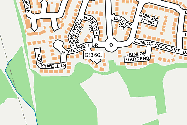 G33 6GJ map - OS OpenMap – Local (Ordnance Survey)