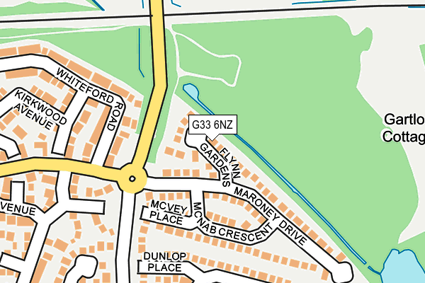 G33 6NZ map - OS OpenMap – Local (Ordnance Survey)