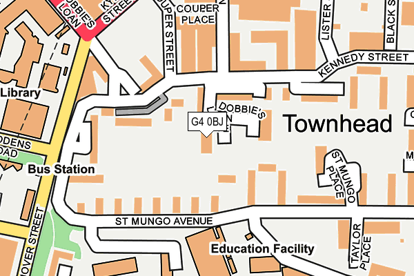 G4 0BJ map - OS OpenMap – Local (Ordnance Survey)