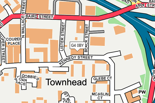 G4 0BY map - OS OpenMap – Local (Ordnance Survey)