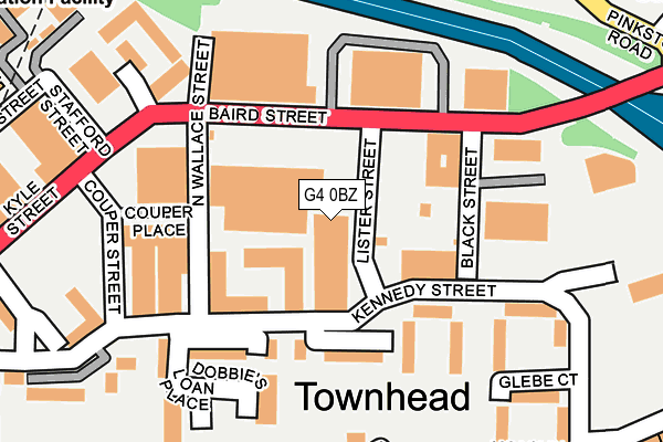 G4 0BZ map - OS OpenMap – Local (Ordnance Survey)