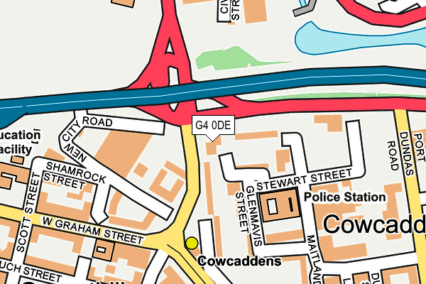 G4 0DE map - OS OpenMap – Local (Ordnance Survey)