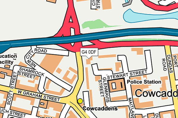 G4 0DF map - OS OpenMap – Local (Ordnance Survey)