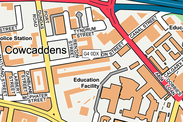 G4 0DX map - OS OpenMap – Local (Ordnance Survey)