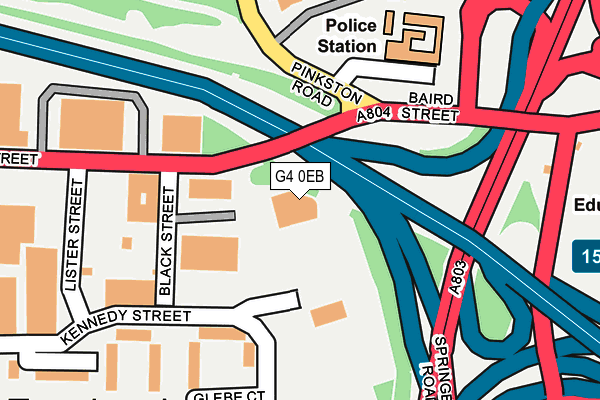 G4 0EB map - OS OpenMap – Local (Ordnance Survey)