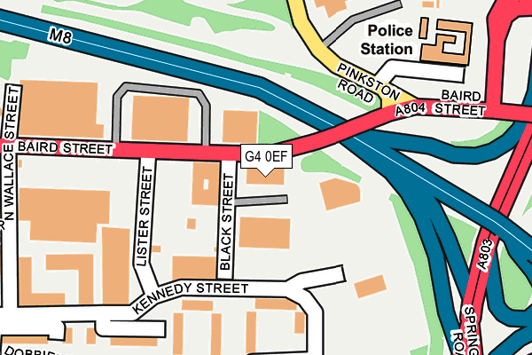 G4 0EF map - OS OpenMap – Local (Ordnance Survey)