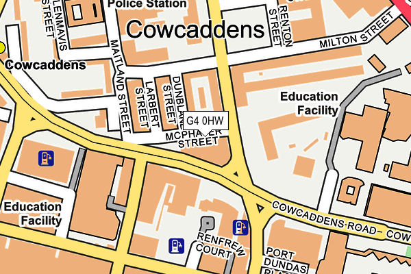 G4 0HW map - OS OpenMap – Local (Ordnance Survey)