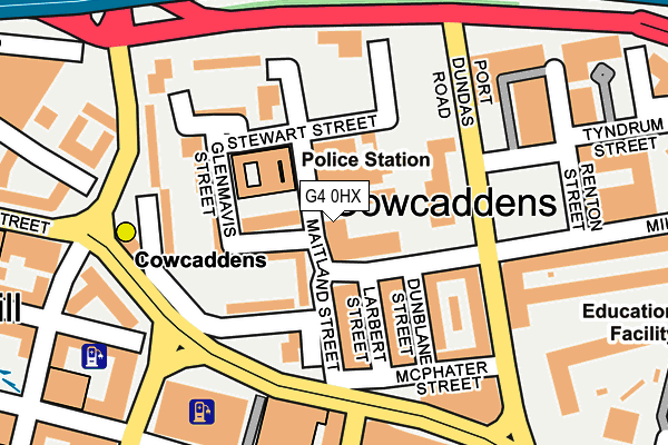 G4 0HX map - OS OpenMap – Local (Ordnance Survey)