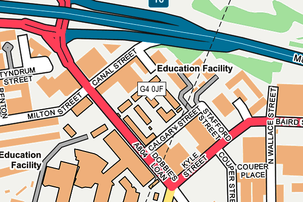 G4 0JF map - OS OpenMap – Local (Ordnance Survey)