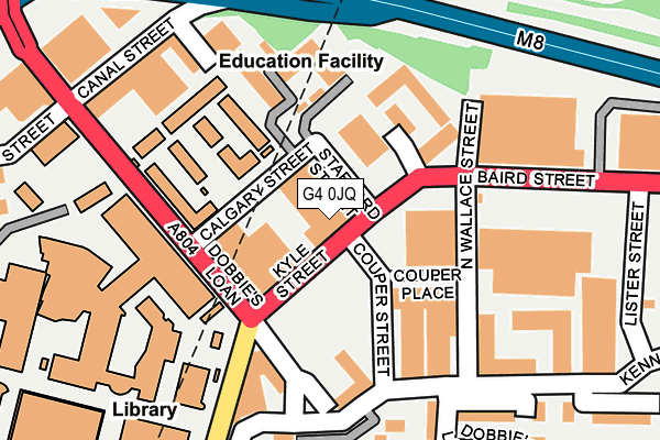 G4 0JQ map - OS OpenMap – Local (Ordnance Survey)