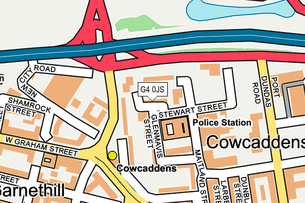 G4 0JS map - OS OpenMap – Local (Ordnance Survey)