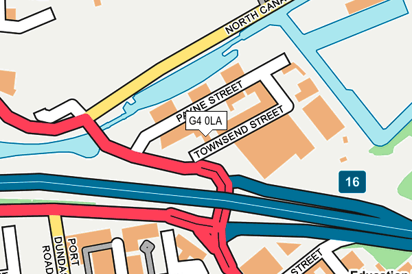 G4 0LA map - OS OpenMap – Local (Ordnance Survey)
