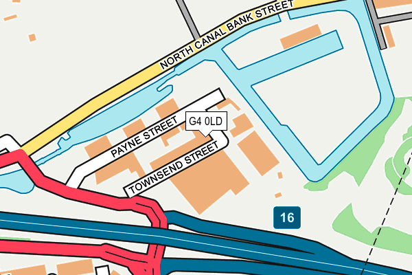 G4 0LD map - OS OpenMap – Local (Ordnance Survey)