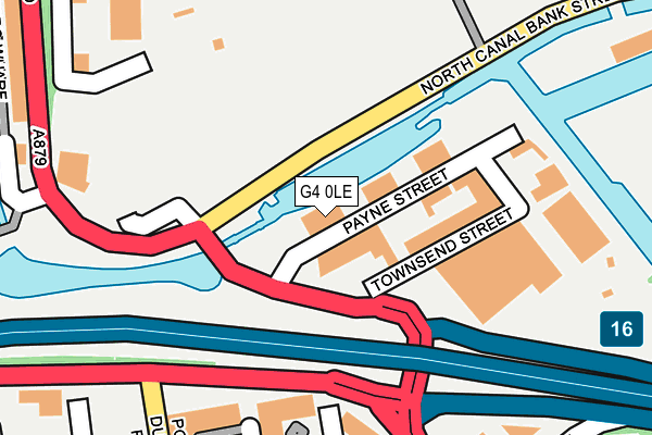 G4 0LE map - OS OpenMap – Local (Ordnance Survey)