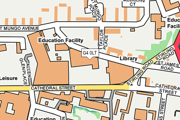 G4 0LT map - OS OpenMap – Local (Ordnance Survey)