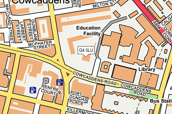 G4 0LU map - OS OpenMap – Local (Ordnance Survey)