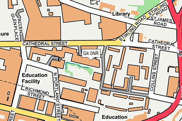 G4 0NR map - OS OpenMap – Local (Ordnance Survey)