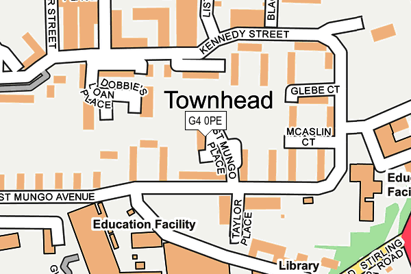 G4 0PE map - OS OpenMap – Local (Ordnance Survey)