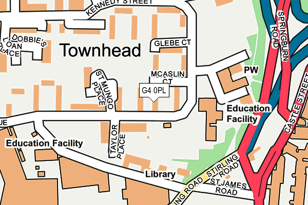 G4 0PL map - OS OpenMap – Local (Ordnance Survey)