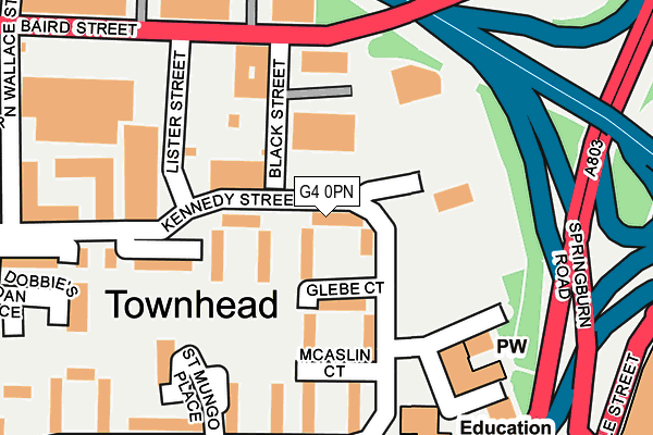 G4 0PN map - OS OpenMap – Local (Ordnance Survey)