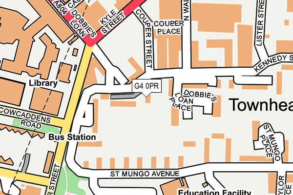 G4 0PR map - OS OpenMap – Local (Ordnance Survey)